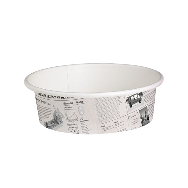 Picture of Packnwood 210DELINEWS12 12 oz Deli News Printed Containers - 4.49 in. Dia.