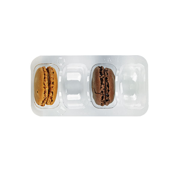 Picture of Packnwood 210MACLONG4 Macaron Inserts with Clip Closure - 5 x 2 x 1 in.
