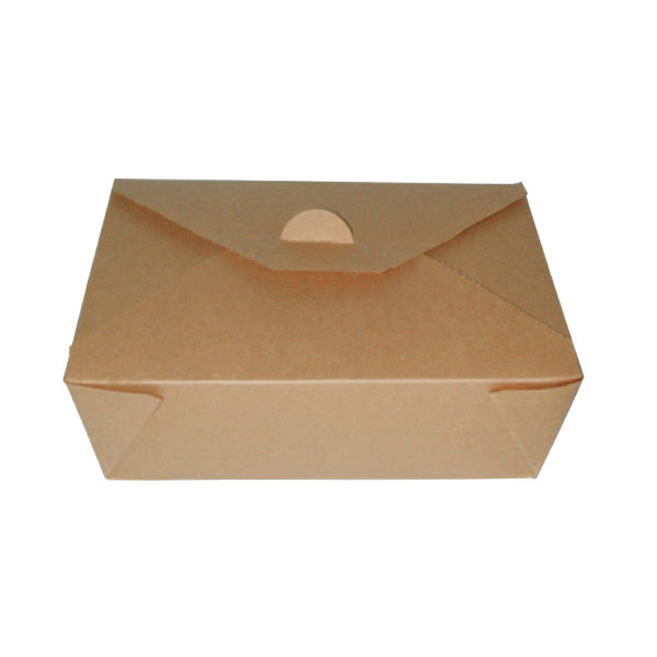 8 oz Mini Kraft Meal Box - 4.75 x 3.8 x 1.4 in.