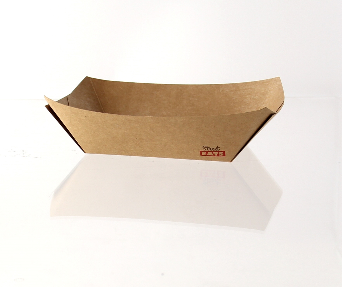 1 lbs Kraft Paper Boat - 6.3 x 4.4 x 1.6 in.