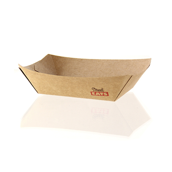 1.25 lbs Large Kraft Boat - 8.7 x 5.7 x 1.4 in.