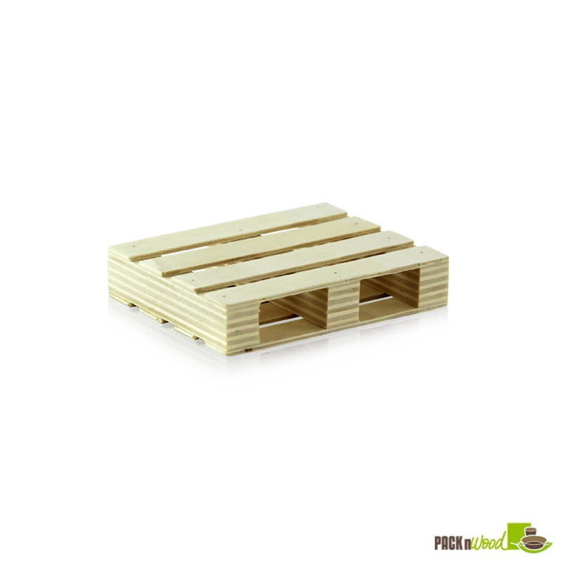 Mini Wood Pallet - 3.15 x 2.4 x 0.75 in.