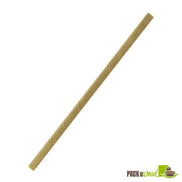 Picture of Packnwood 210CHP19KR 7.75 in. Full Kraft Paper Straw