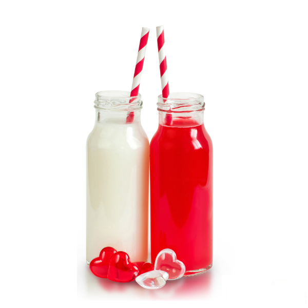 Picture of Packnwood 210CHP8R2T 0.3 Dia. x 8.3 in. Red Striped Giant Smoothie Paper Straws - Unwrapped