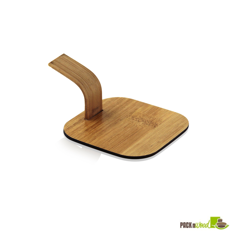 2.5 x 2.5 in. Bamboo Mini Dish with Handle