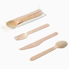 Picture of Packnwood 210CVPLK416BB 6 in. Bamboo Fiber Plus PLA 4-1 Cutlery Kit with KRAFT Bag - 250 Piece