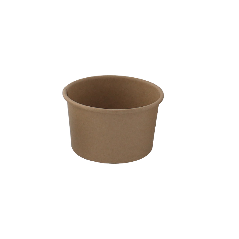 2.9 x 1.8 in. 5 oz Brown Kraft Hot & Cold Paper Cup