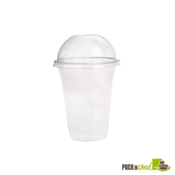 Picture of Packnwood 210GPLAL96D 3.7 in. Composable Domelid with Round Hole, Clear