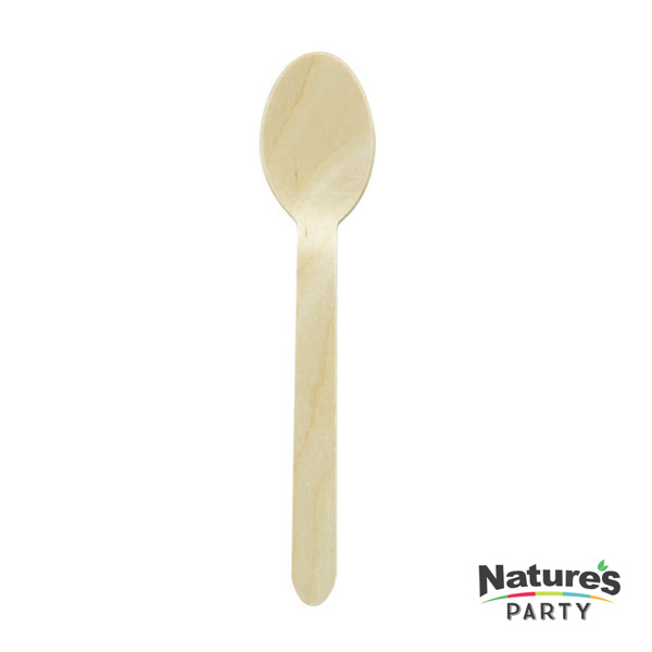8NPCVB3 6.2 in. Wooden Spoons, Wood