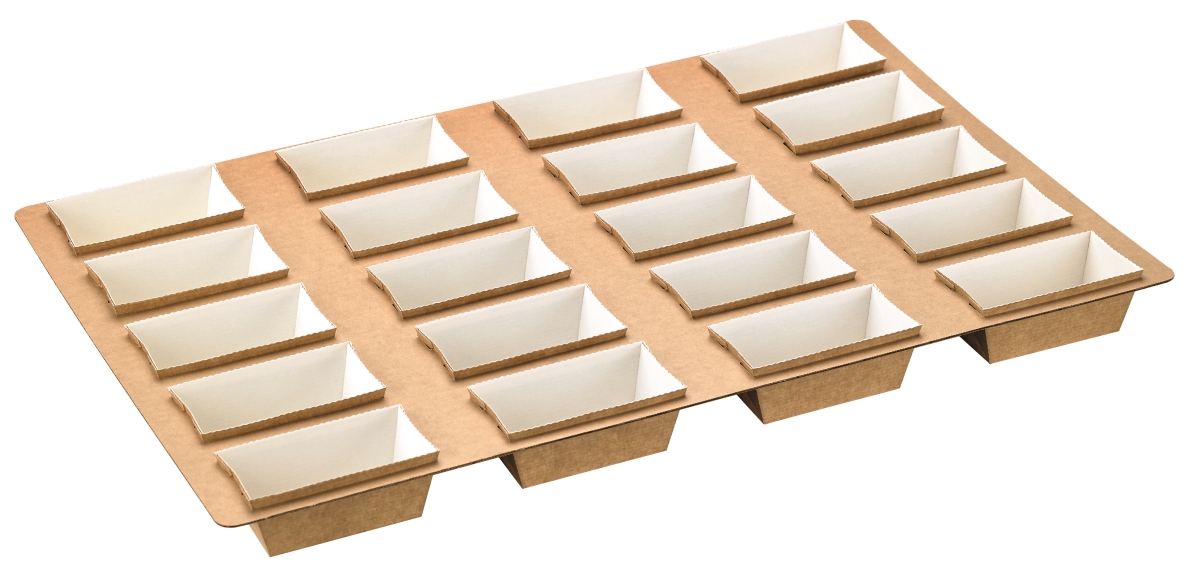 Picture of Pack & Wood 210MBAKE5X4 14.2 in. Tray Rectangular Baking Molds
