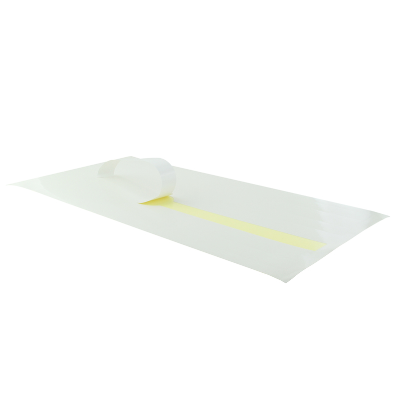 15.7 in. Overlap Labels, White - 500 Piece