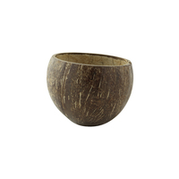 210BCOCO400 Round Coconut Bowl without Polished - Case of 48
