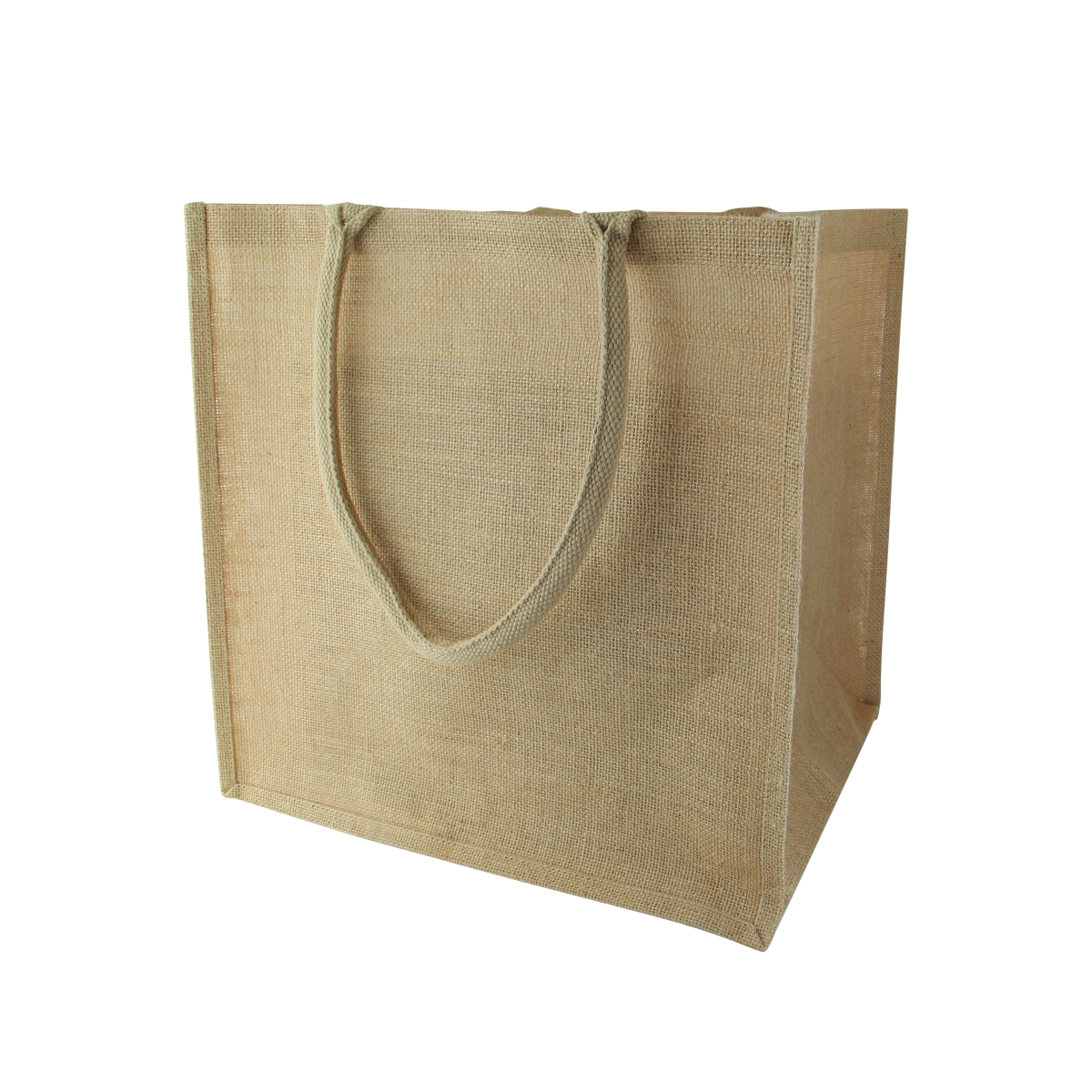 15 x 13 x 15 in. Carrier Jute Bag with Handle, Natural