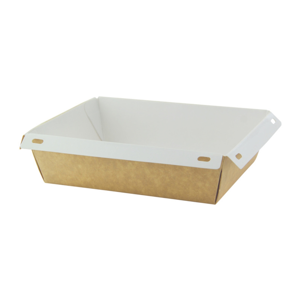 Picture of Packnwood 210KVIEW1000 7.9 x 5.5 x 2 in. Laminated Box with Clear Pet Lid, Kraft