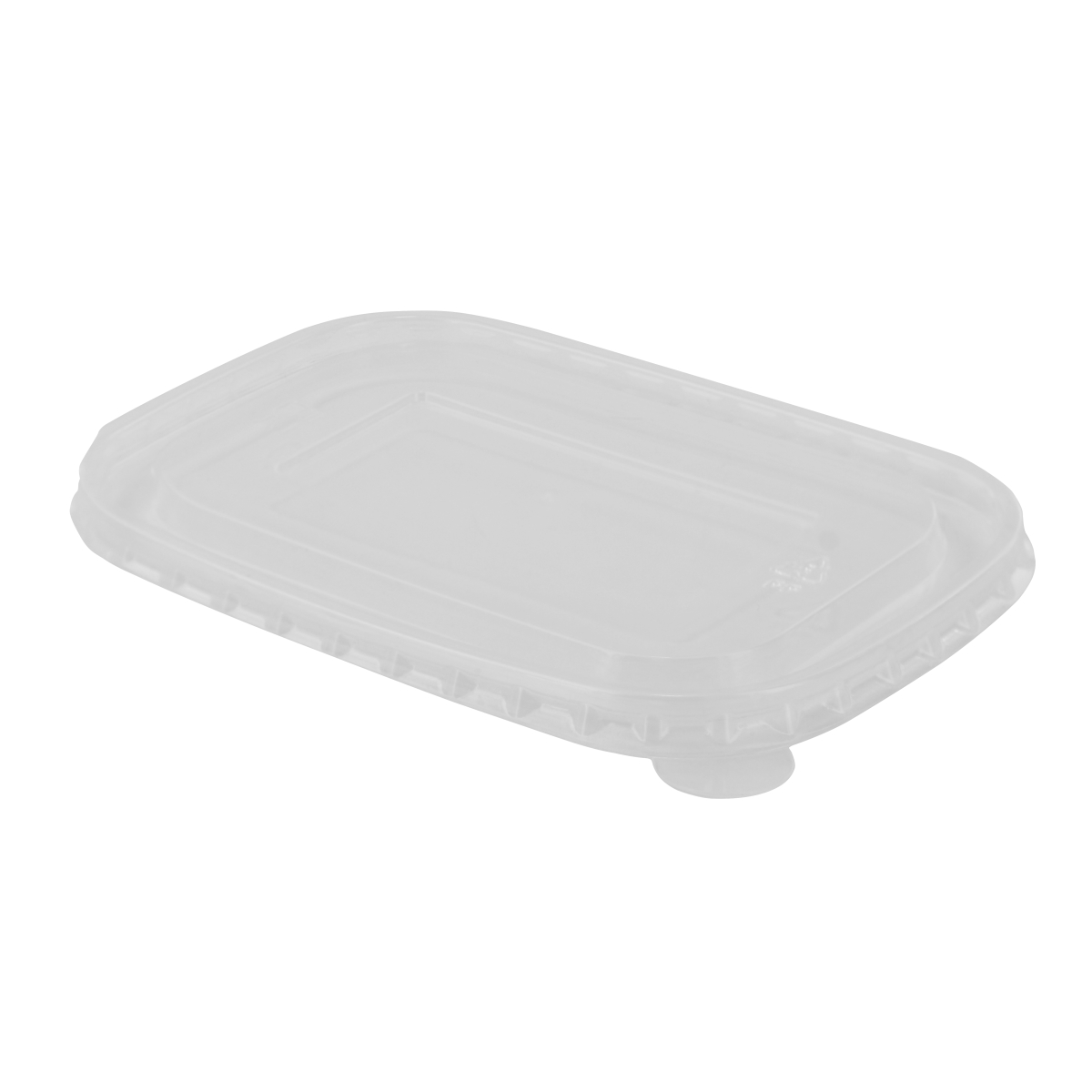 210PCRLPP 6.8 x 4.8 x 0.2 in. Rectangular PP Lid for The 210PCREC Range, Clear