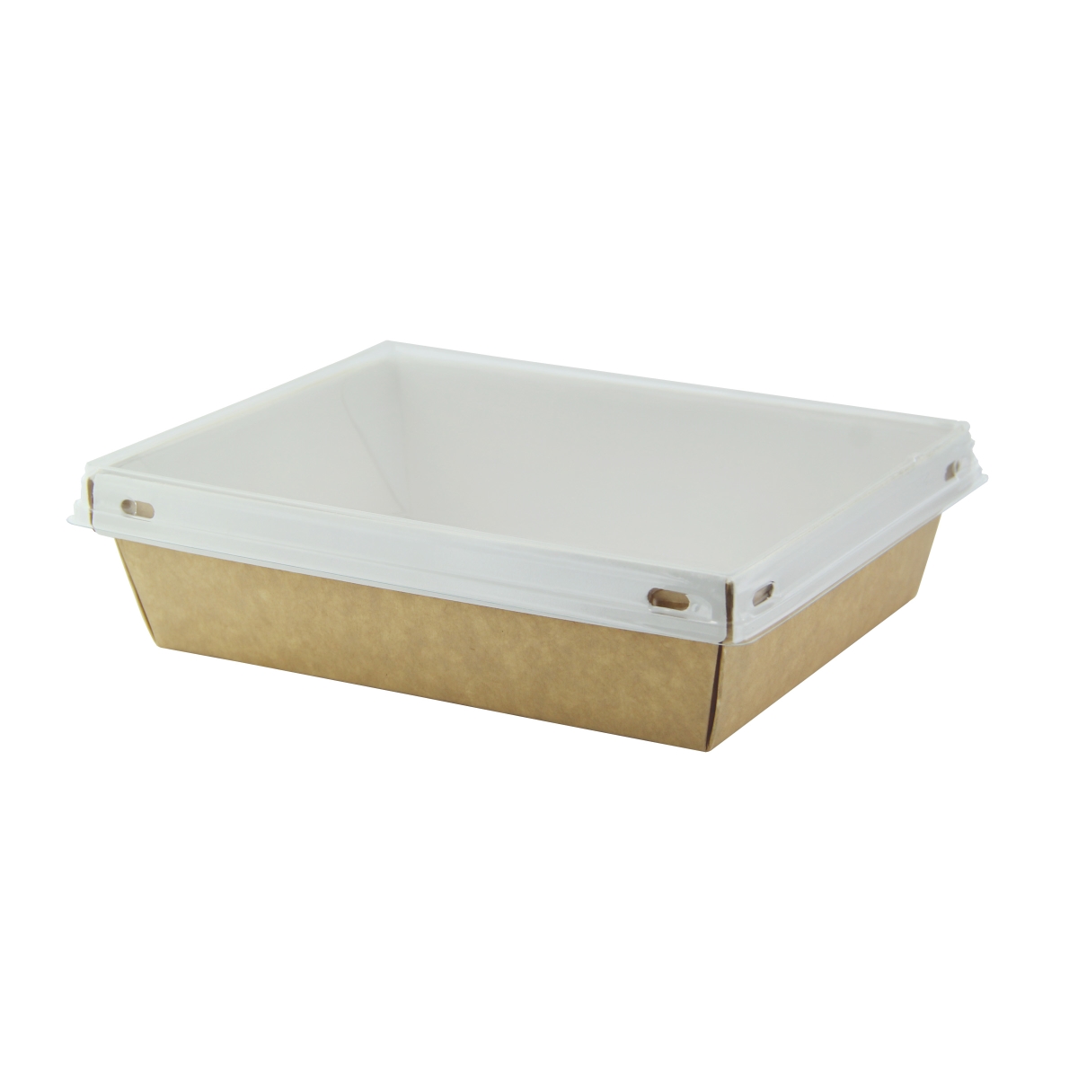 Picture of Packnwood 210KVIEW700 6.7 x 5.1 x 1.8 in. Laminated Box with Clear Pet Lid, Kraft