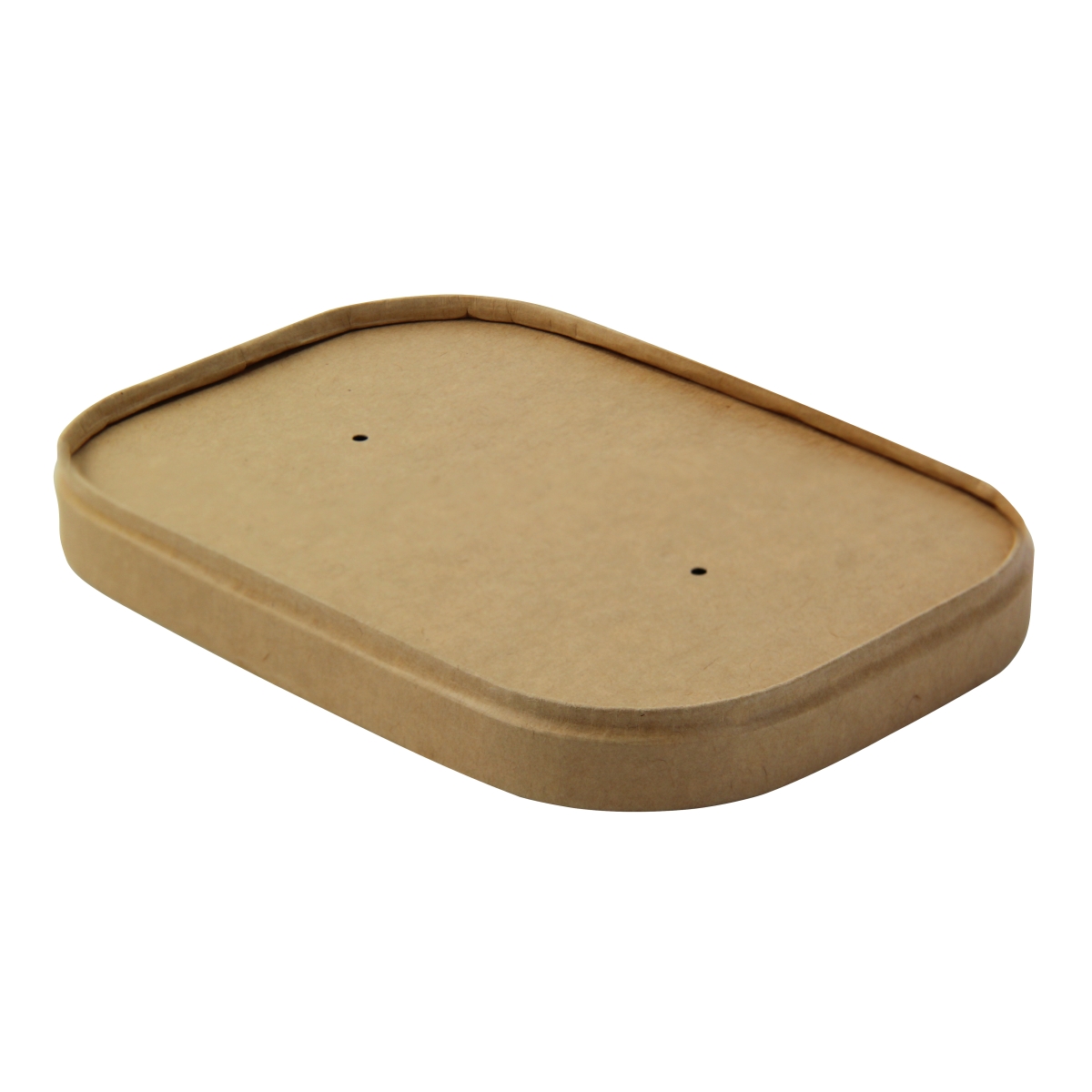 6.8 x 4.8 x 0.4 in. Rectangular Lid with Lamination for The 210PCREC Range, Kraft