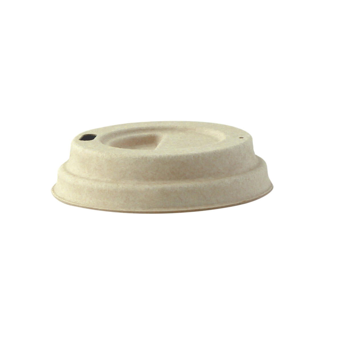 210LPU62D 4 oz Sugarcane Coffee Lid, Brown - 2.44 in. - 2000 Piece
