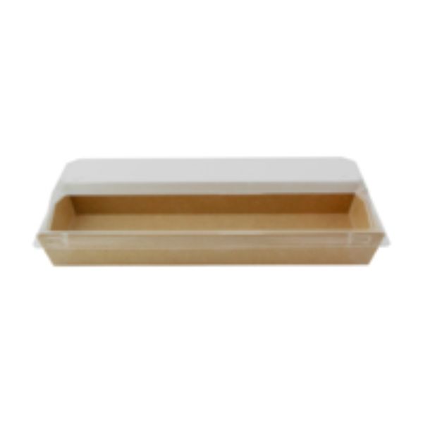 Picture of Packnwood 210SUPAP215K 8.5 x 3 in. 14 oz Sushi Box with PET Lid, Kraft - 300 Piece