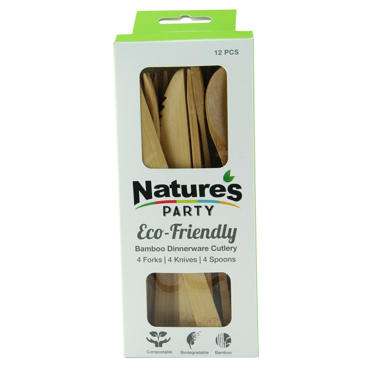 6.30 in. Bamboo Cutlery Kit