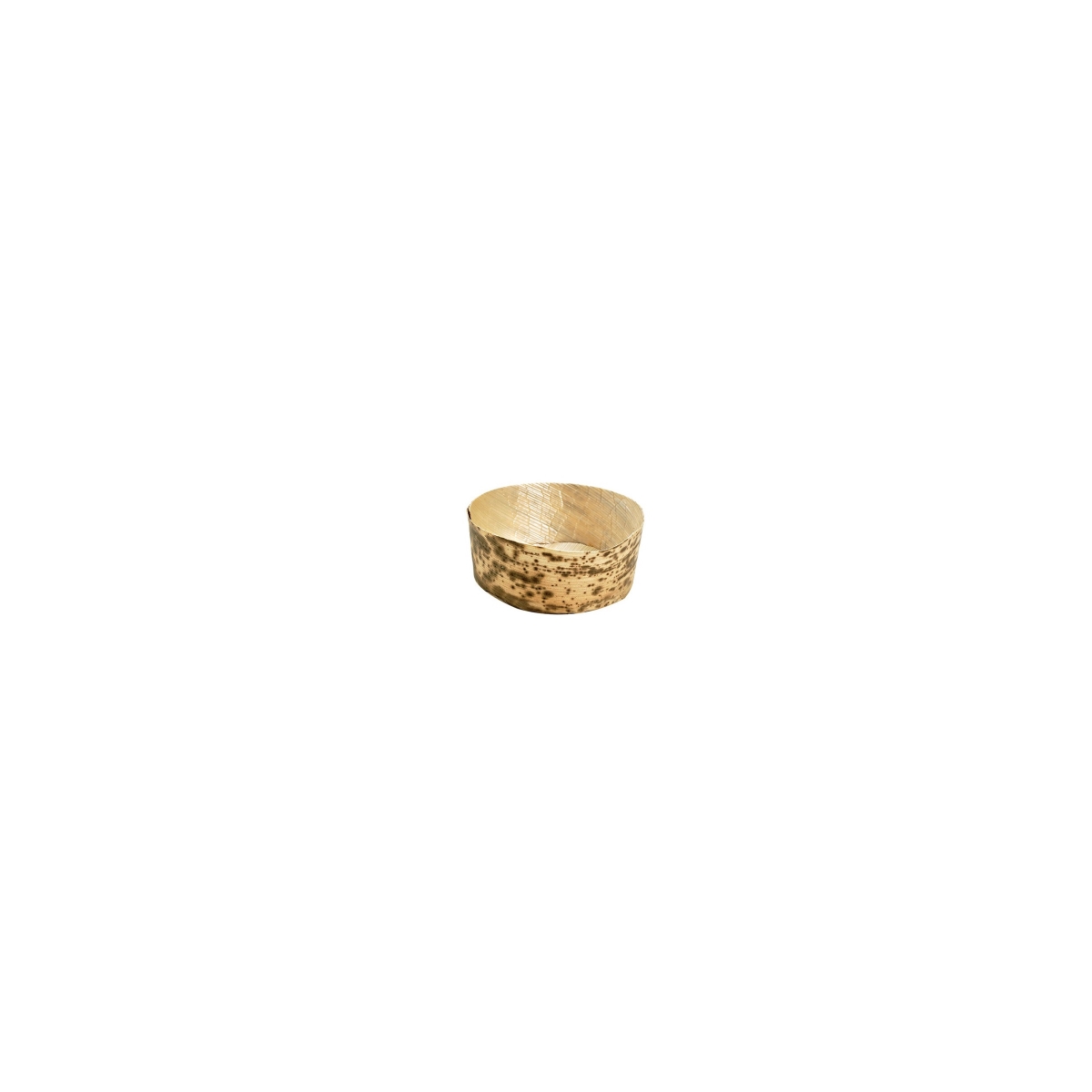 Picture of Packnwood 209BBPANR21 1.5 oz Round Mini Bamboo Leaf Basket