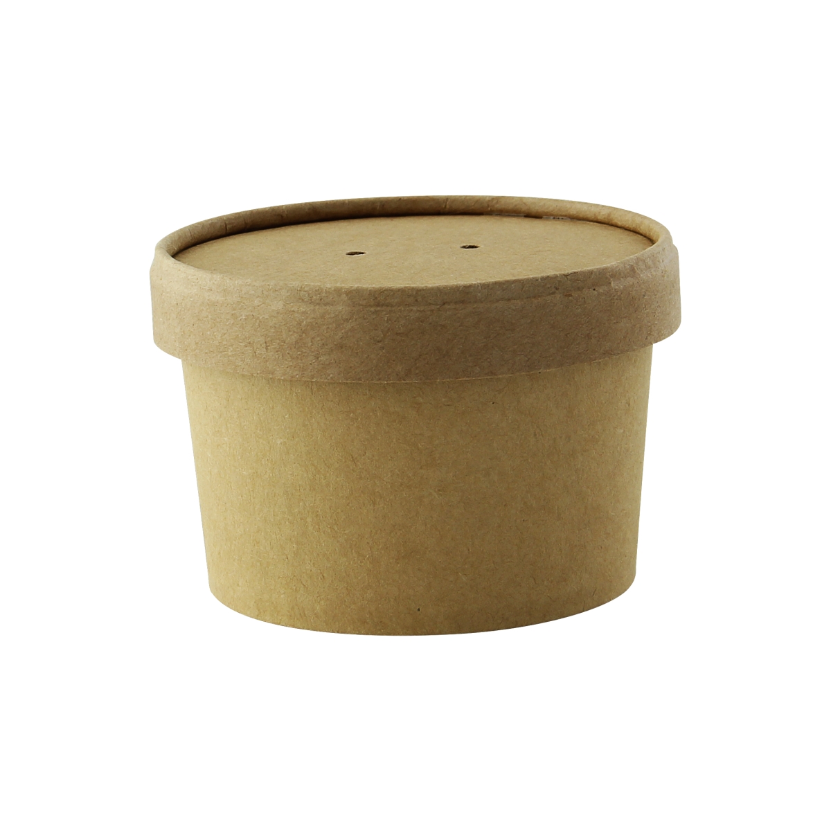 210SOUPCOK9 8 oz Brown Kraft Soup Cup with Kraft Lid Included
