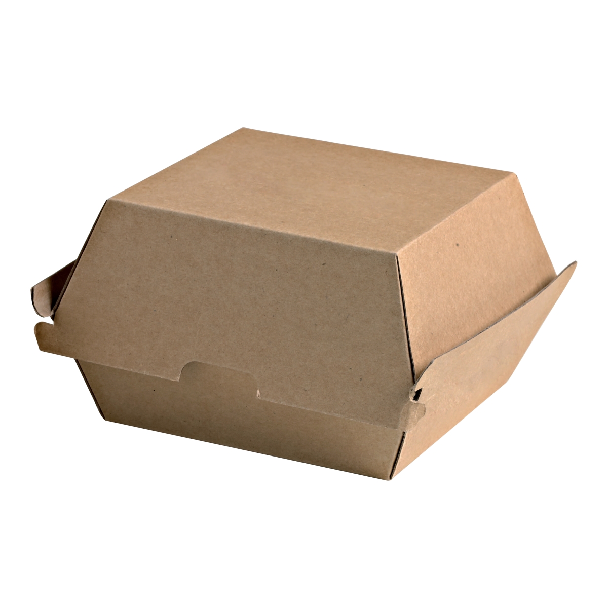 Kraft Hamburger Clamshell Box - Brown - 18 oz - Biodegradable