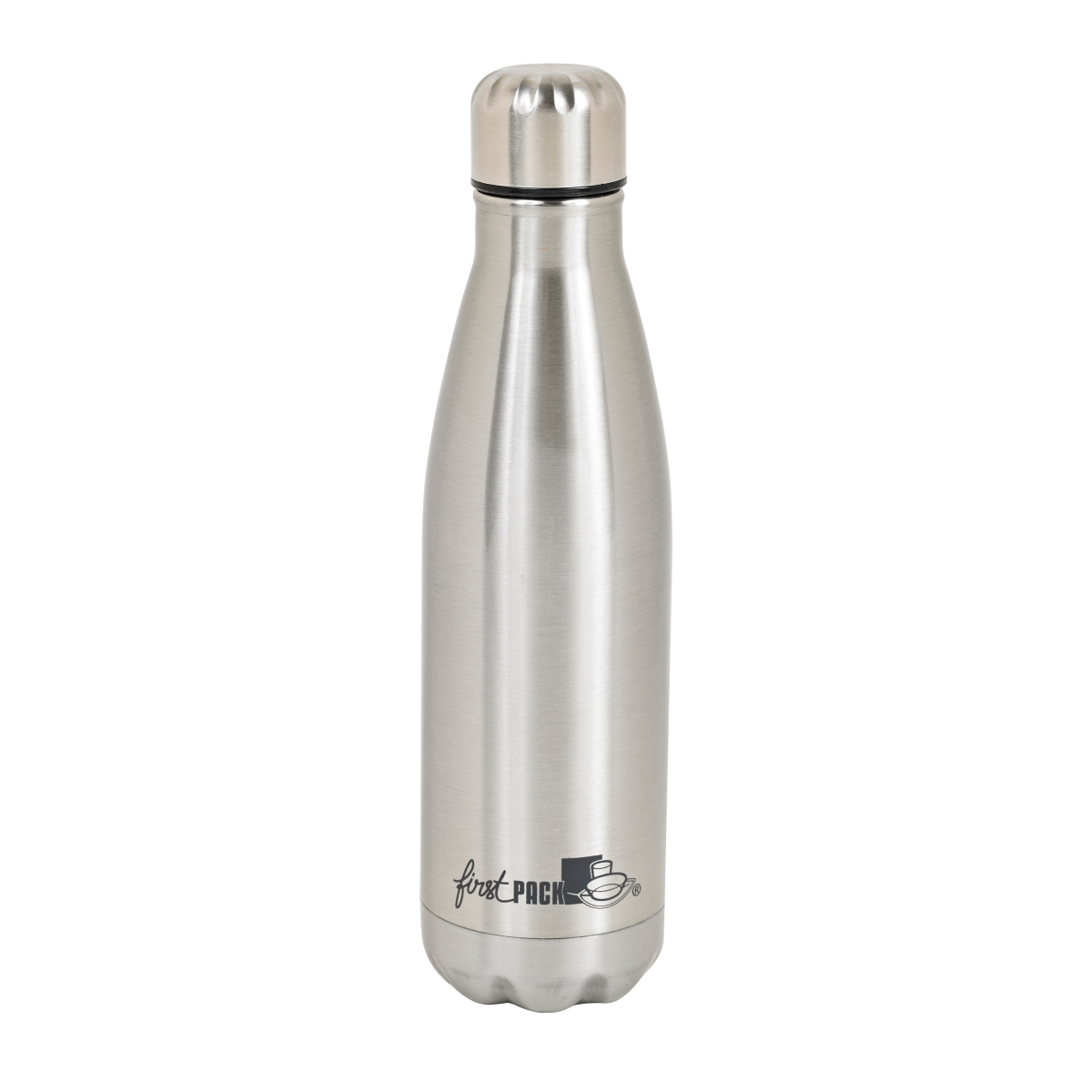 Picture of Packnwood 294IBOUTH501 17 oz Noxbottle Reusable Stainless Steel Double Wall Isothermal Water Bottle with Cap, Silver