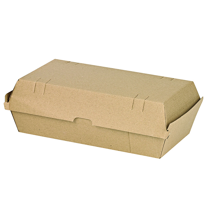 Picture of Packnwood 210EATBURG231k 2.95 x 5.31 x 9.65 in. Brown & Kraft Hamburger Box