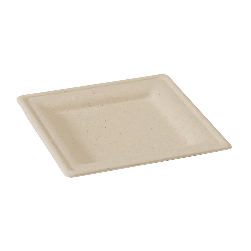Picture of Packnwood 210APU2020ABRF Square Brown Sugarcane Plate