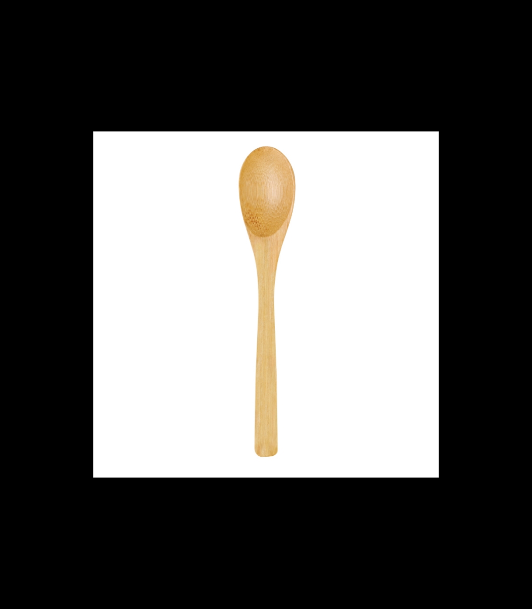 8NPCVBA1733 6.3 in. Bamboo Spoon
