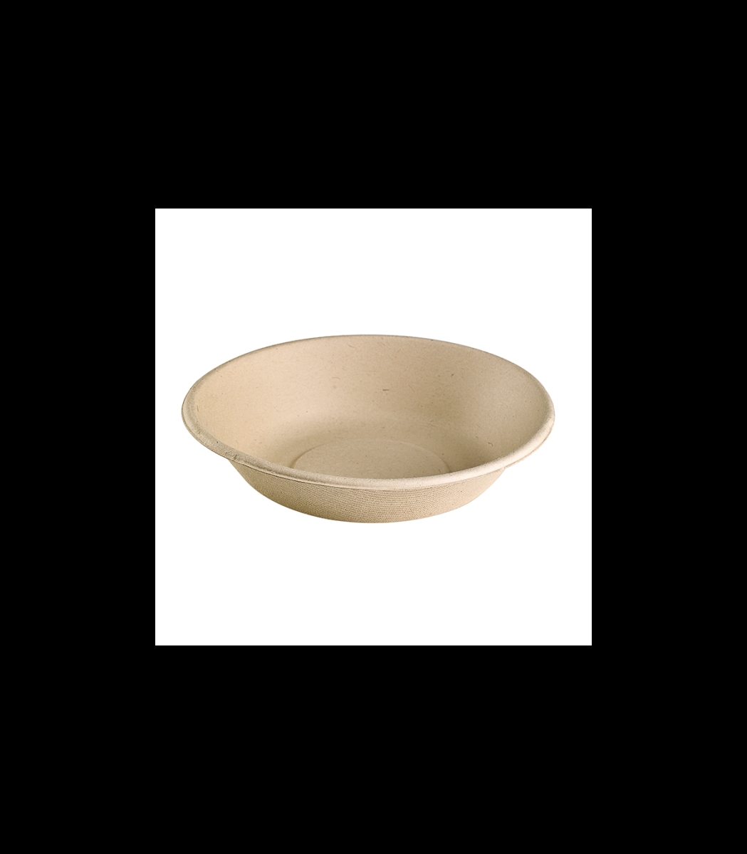8NPAPUB16BR 14 oz 6.3 x 1.42 in. Brown Sugarcane Fiber Salad Bowl - 300 Piece
