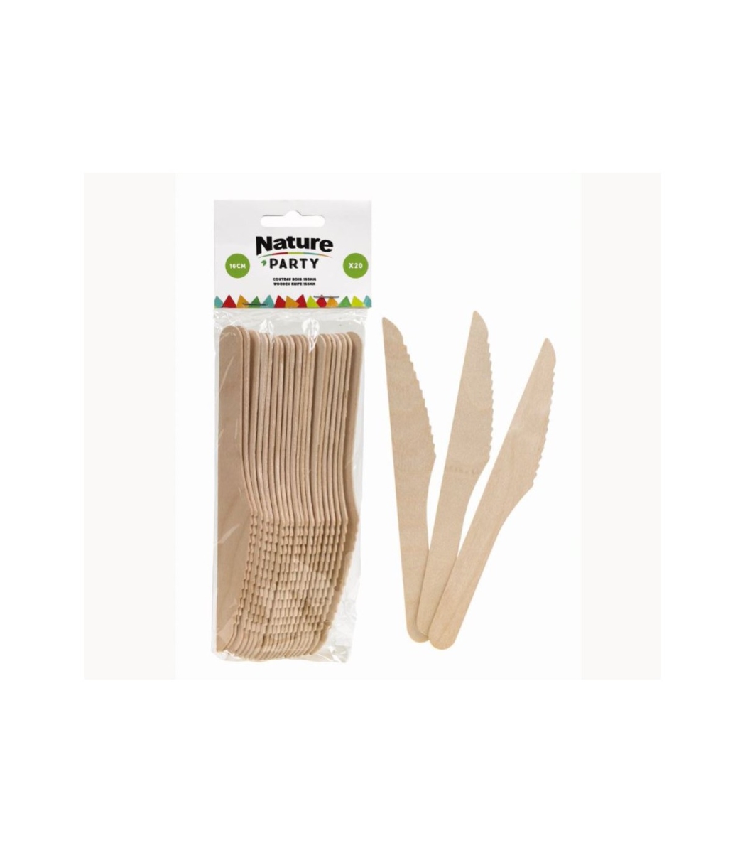 8NPCVB2E 6.5 in. Wooden Knife - 500 Piece