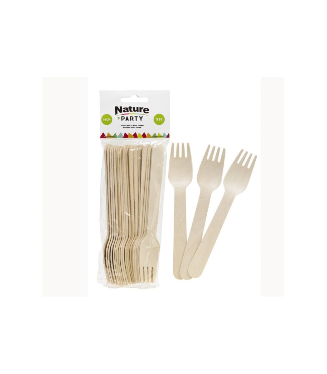 8NPCVB1E 6.22 in. Wooden Fork - 500 Piece