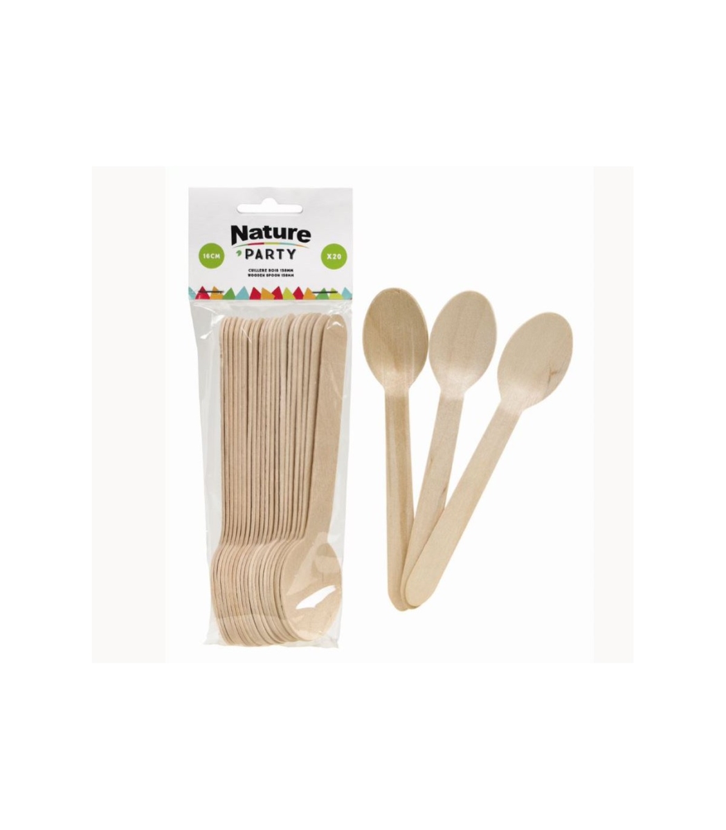 8NPCVB3E 6.22 in. Wooden Spoon - 500 Piece