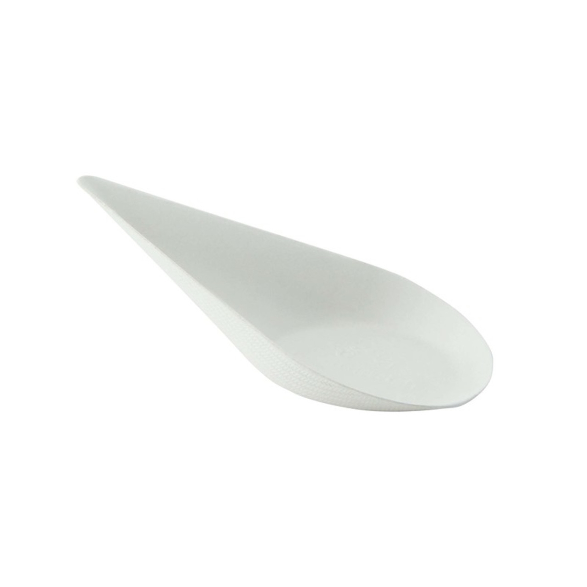 210BCHICDROPF 0.5 oz 4.1 x 1.9 x 1.15 in. Bio-N-Chic Drop Shaped White Sugarcane Dish Bowl with No Added PFAS - 300 Piece