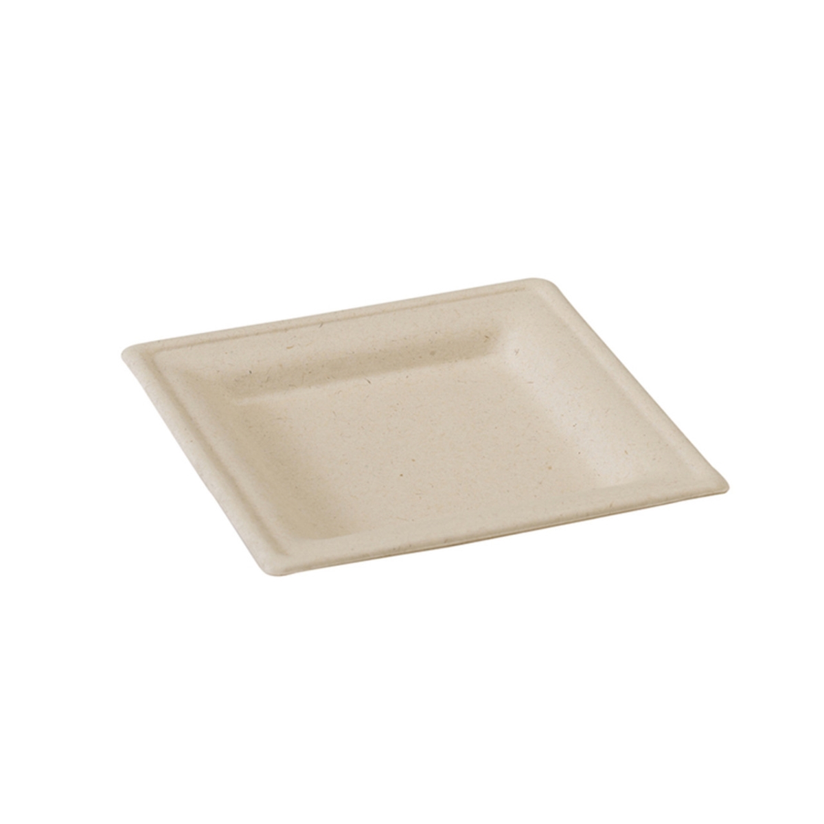 210APU2626ABRF 10.2 x 10.2 in. Square Brown Sugarcane Plate with No Added PFAS - 250 Piece