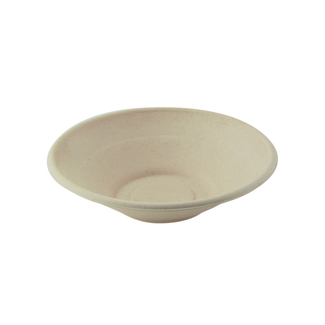 210APUPK32BRF 32 oz 7.7 x 2.5 in. Round Brown Sugarcane Bowl with No Added PFAS - 250 Piece