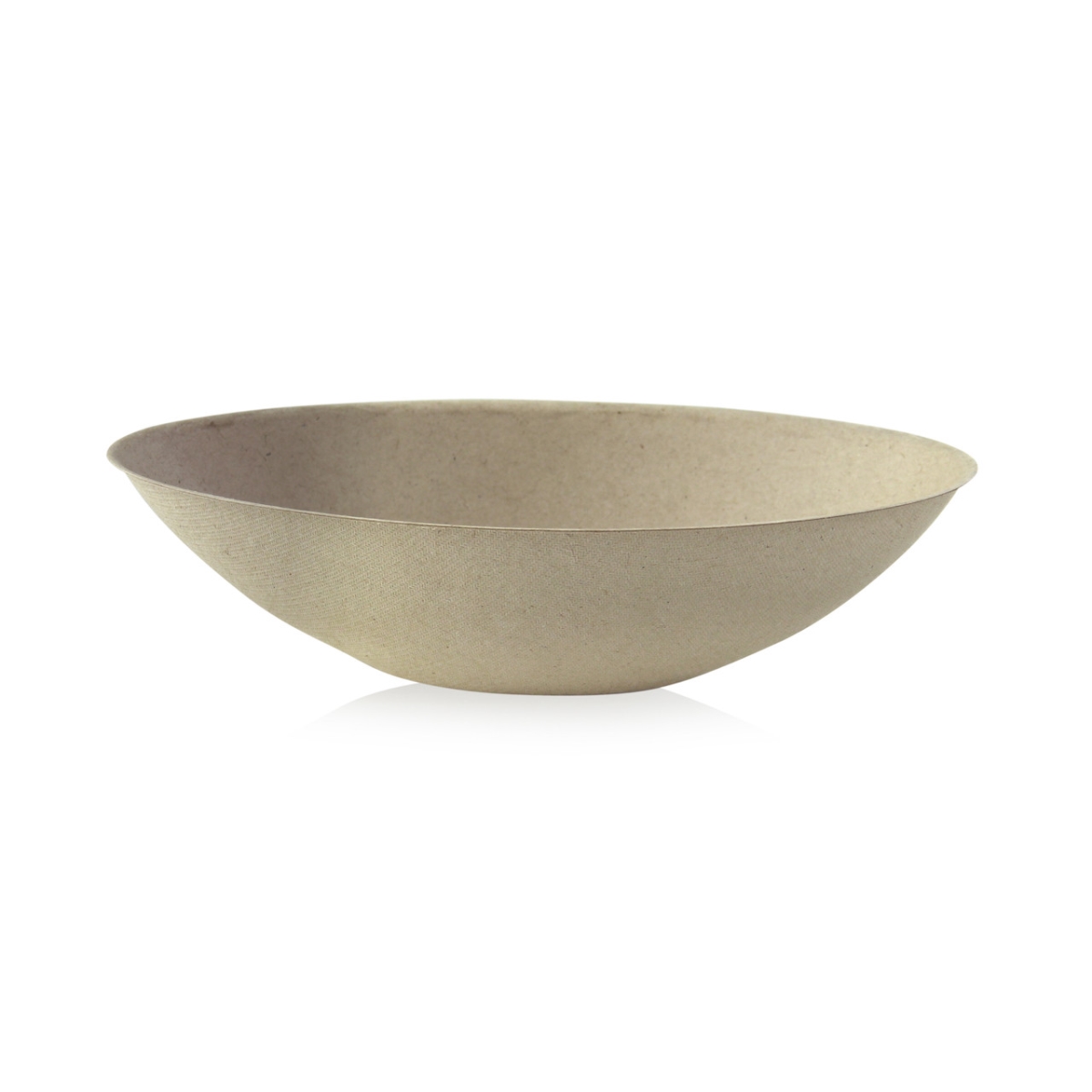 210BCHIC1500BRF 51 oz 10.6 x 6.2 in. Bio-N-Chic Brown Oval Sugarcane Bowl with No Added PFAS - 100 Piece
