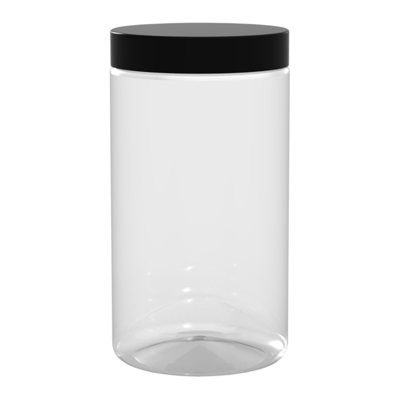 Picture of Packnwood 294DELI1000 3.42 Dia. x 2.63 in. 33.8 oz Bokotwist Reusable PET Jar - 80 Piece