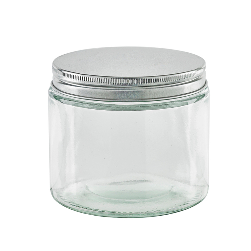 Picture of Packnwood 294VBOC390 3.46 Dia. x 3.66 x 3.18 in. 13 oz Round Reusable Glass Jar with alumium Cap - 50 Piece