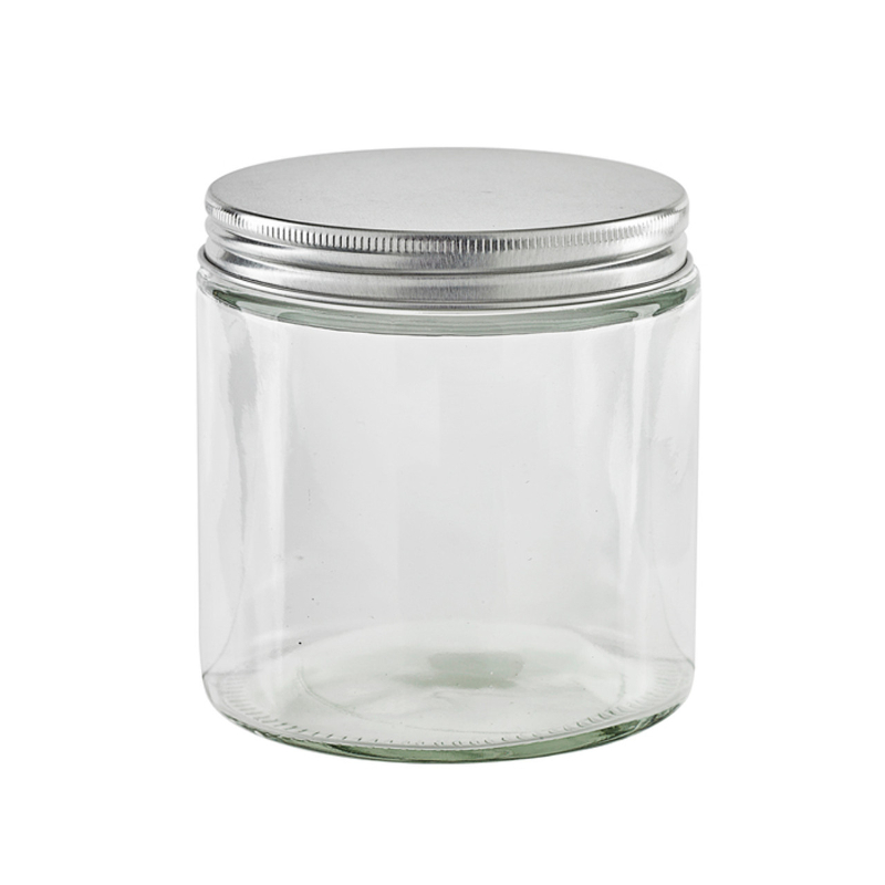 Picture of Packnwood 294VBOC500 3.46 Dia. x 3.66 x 3.89 in. 17 oz Round Reusable Glass Jar with Cap - 40 Piece