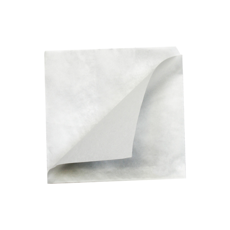 210PAPOW24G 9.4 x 9.4 in. Opens 2 Sides Greaseproof Kraft Bag, White - 1000 Piece