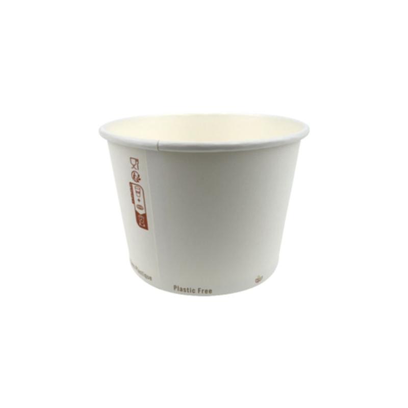 210SOW16 4.5 x 3.1 in. 16 oz Compostable Soup Cup - 500 Piece