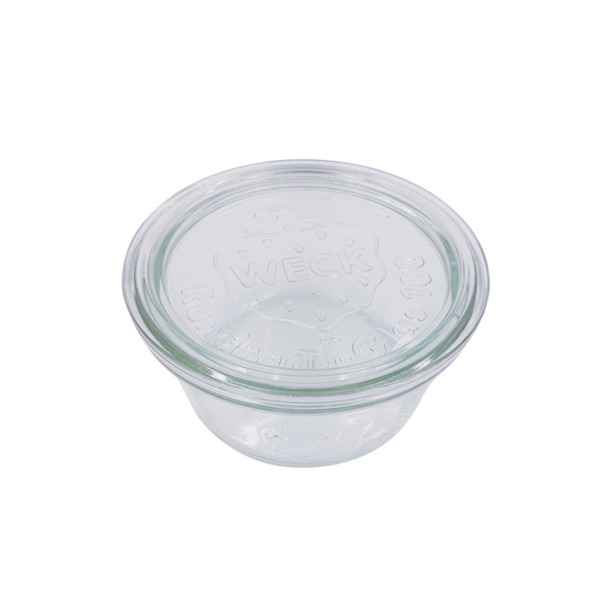 Picture of Packnwood 294WEK740 3.93 Dia. x 2.28 in. 9.8 oz Bokocook Reusable Weck Jars with Glass Lid Mold - 6 Piece