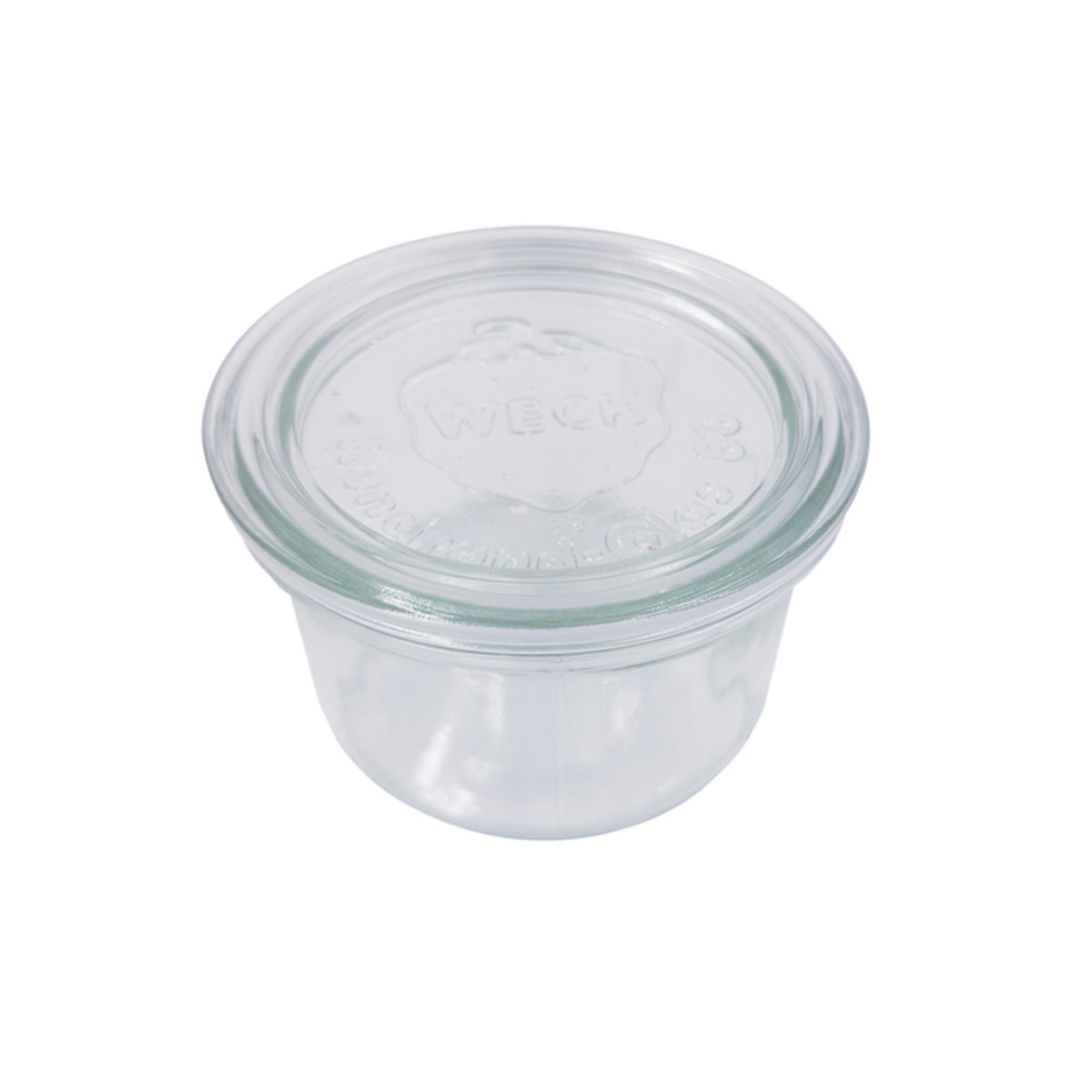 Picture of Packnwood 294WEK751 3.14 Dia. x 2.36 in. 6.7 oz Bokocook Reusable Weck Jars with Glass Lid Mold - 12 Piece