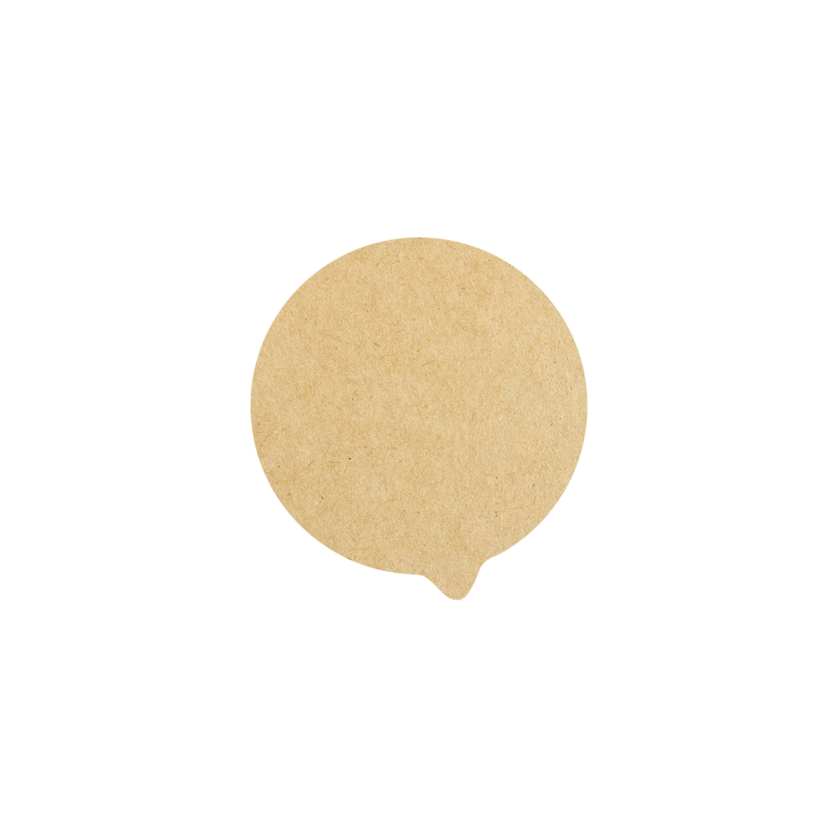 210OPCO102 4.02 in. Opercover, Kraft - 1000 Piece