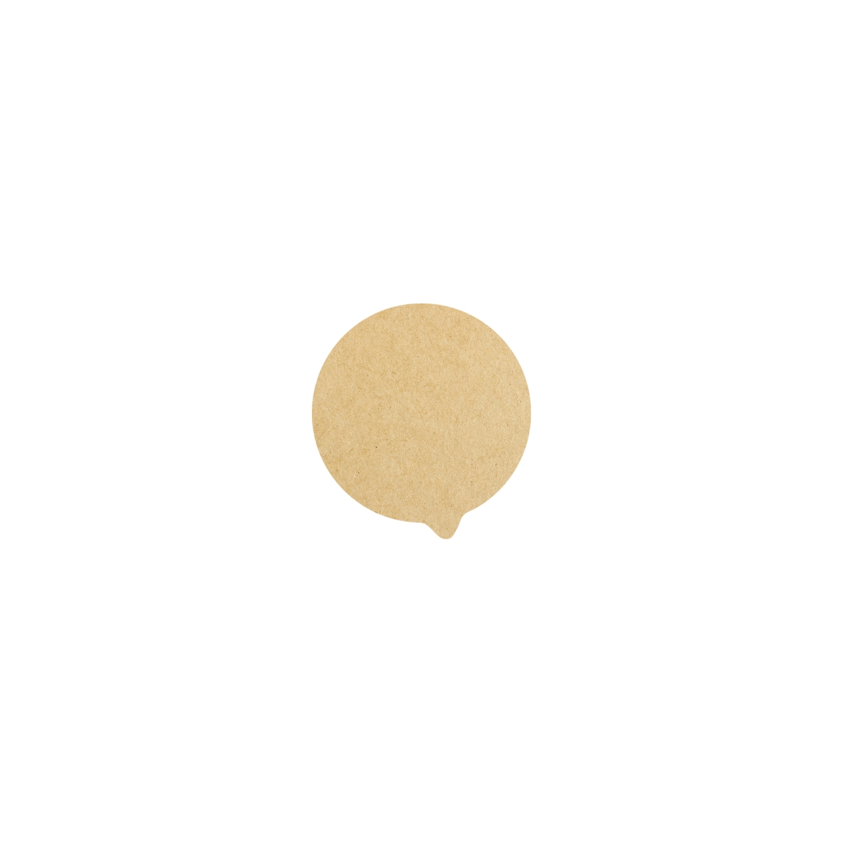 210OPCO66 2.6 in. Opercover, Kraft - 1000 Piece