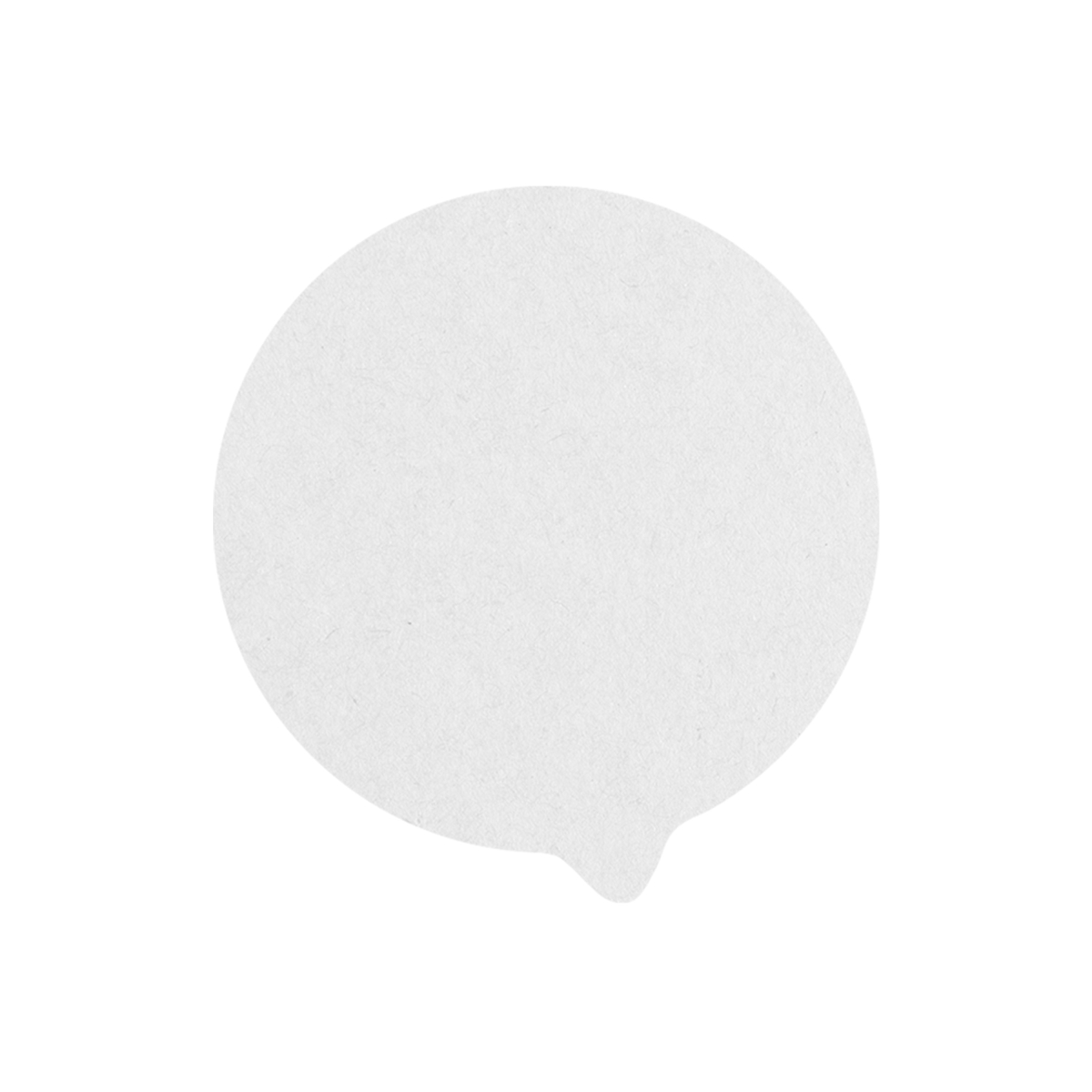 210OPCO155W 6.1 in. Opercover, White - 500 Piece