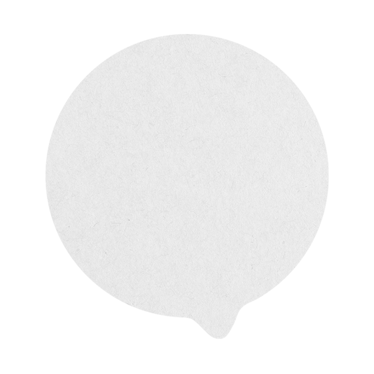 210OPCO200W 7.87 in. Opercover, White - 500 Piece